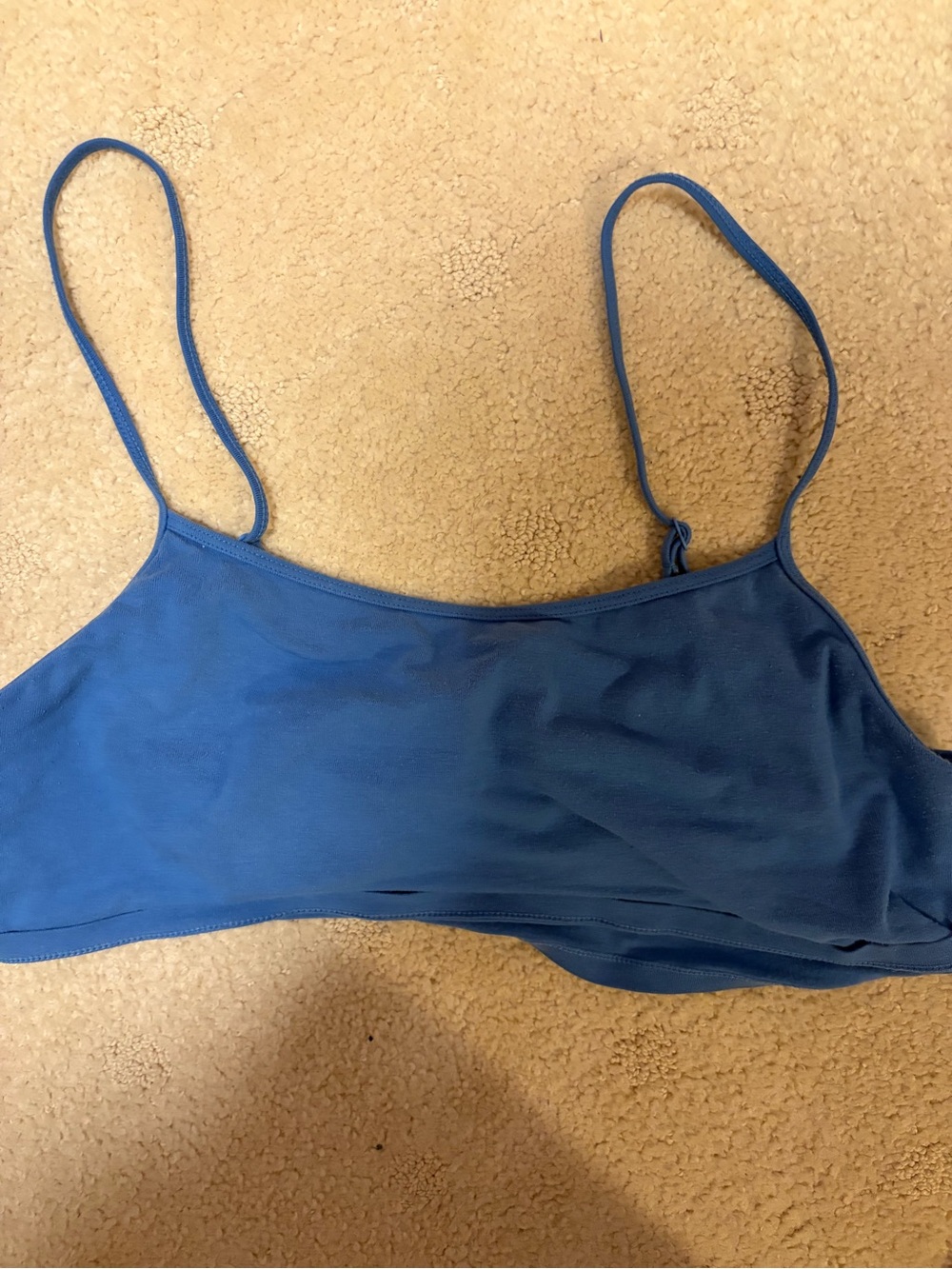 Aerie Cotton Blue Women's Seamless Bralette - Lightweight Comfort